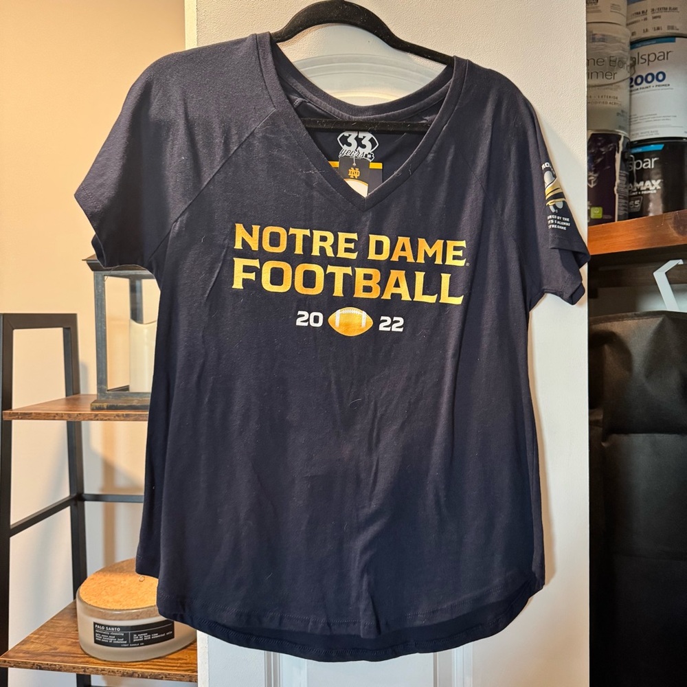 NWT Women’s Notre Dame Football Tshirt